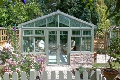 Garden glass conservatory