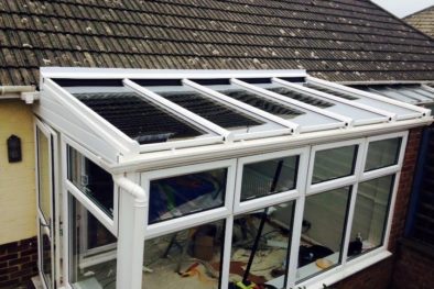 New conservatory roof
