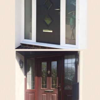 Grey Door Before and After