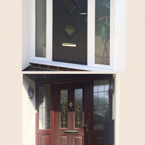 Grey Door Before and After