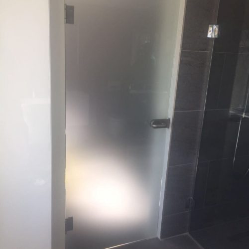 bathroom glass doors